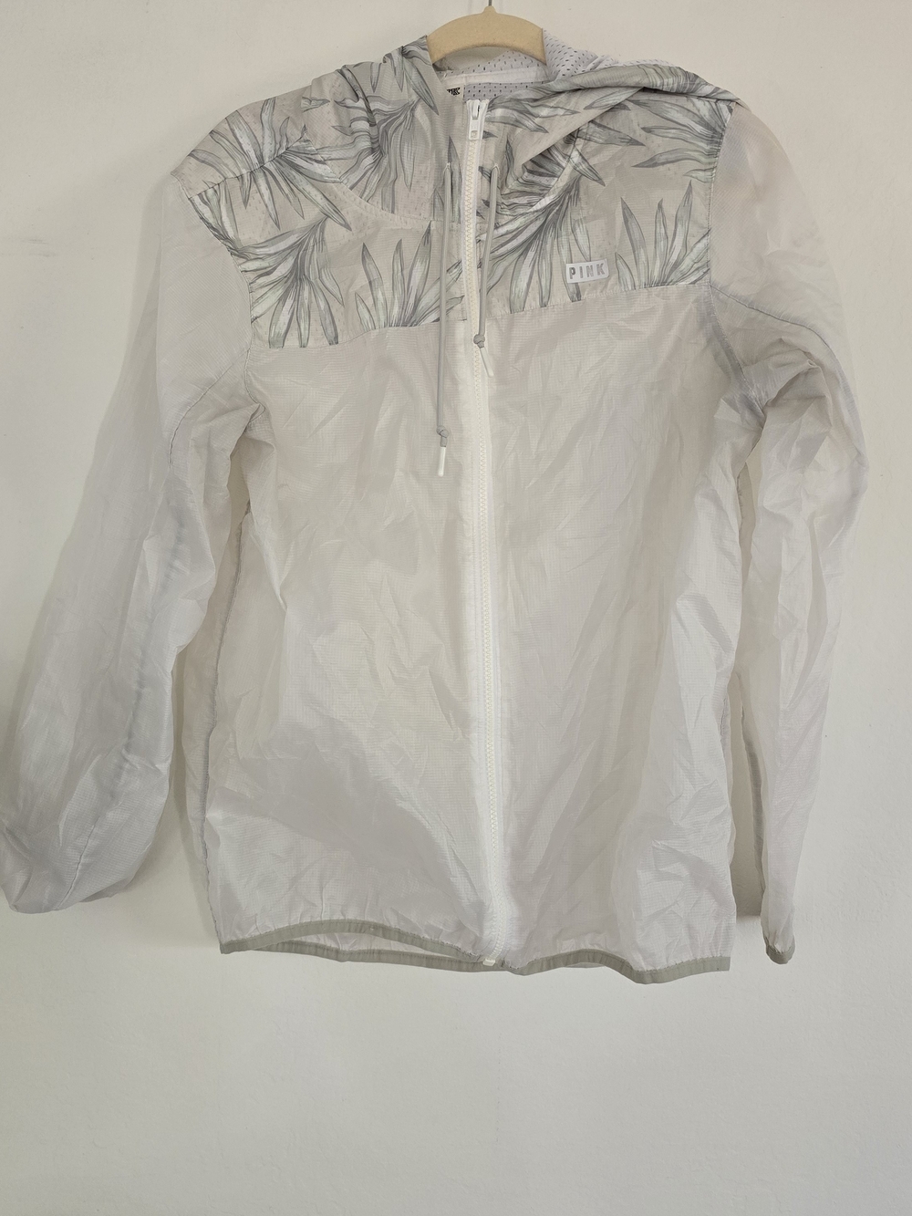 PINK Victoria's Secret Lightweight Hooded Windbreaker Jacket - XS/S